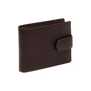 Brown Leather Wallet Yamba, front view