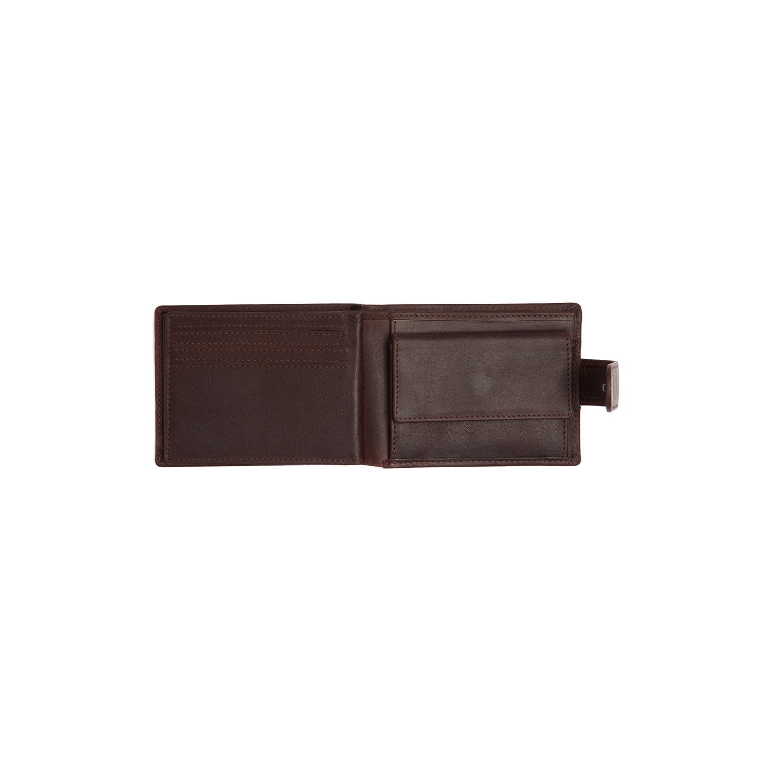 Brown Leather Wallet Yamba, product view 2