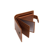 Cognac Leather Wallet Yamba, detail view 3