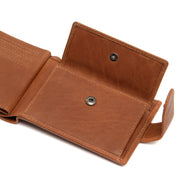 Cognac Leather Wallet Yamba, detail view 4