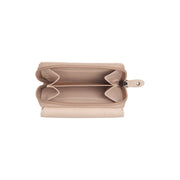 Beige Leather Wallet Zelan, detail view 1