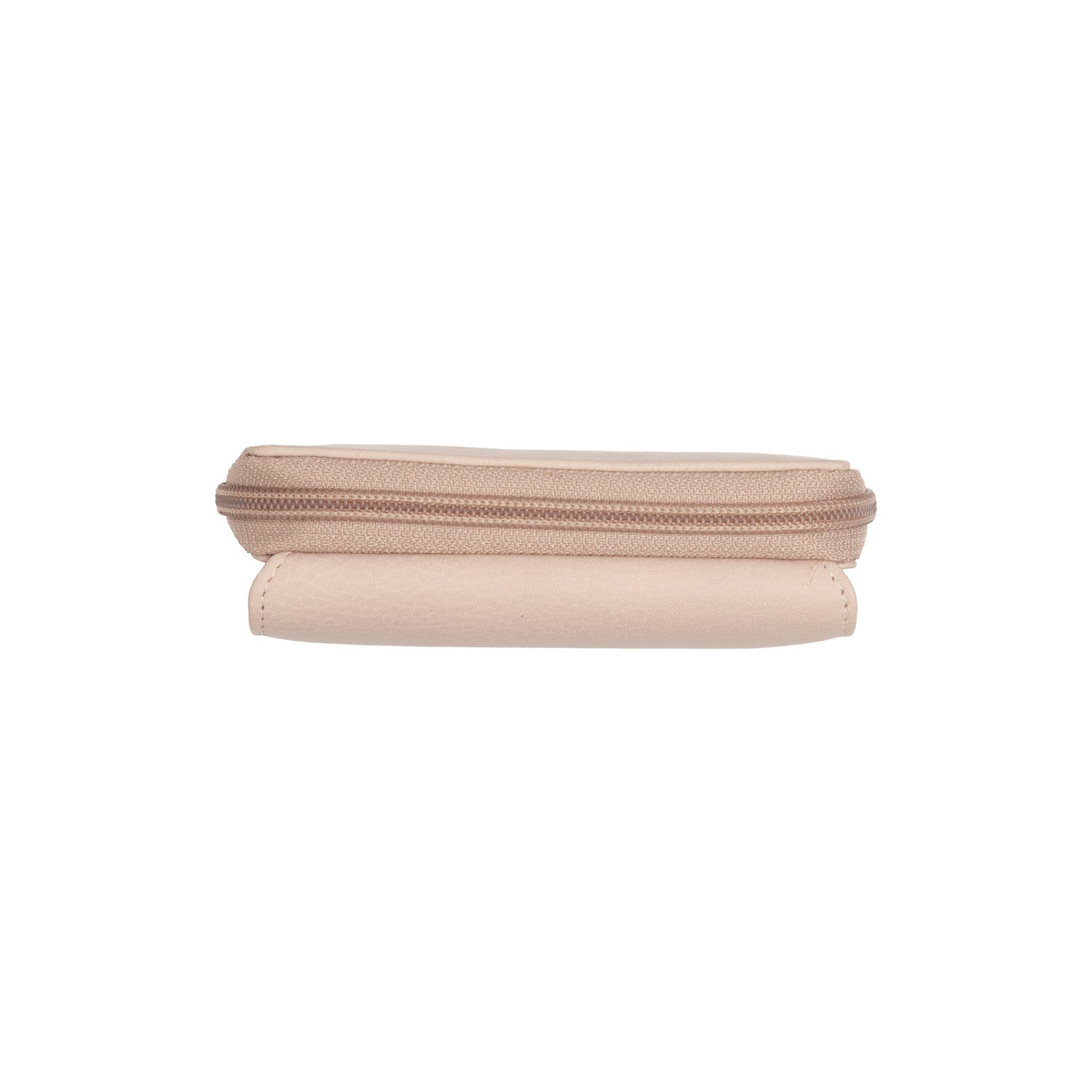 Beige Leather Wallet Zelan, detail view 3