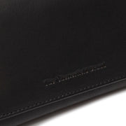 Black Leather Wallet Zelan, product view 2