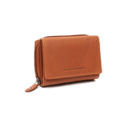 Cognac Leather Wallet Zelan, front view