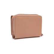 Vintage Rose Leather Wallet Zelan, detail view 4