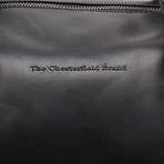 Black Leather Weekender Bag Conor, detail view 4