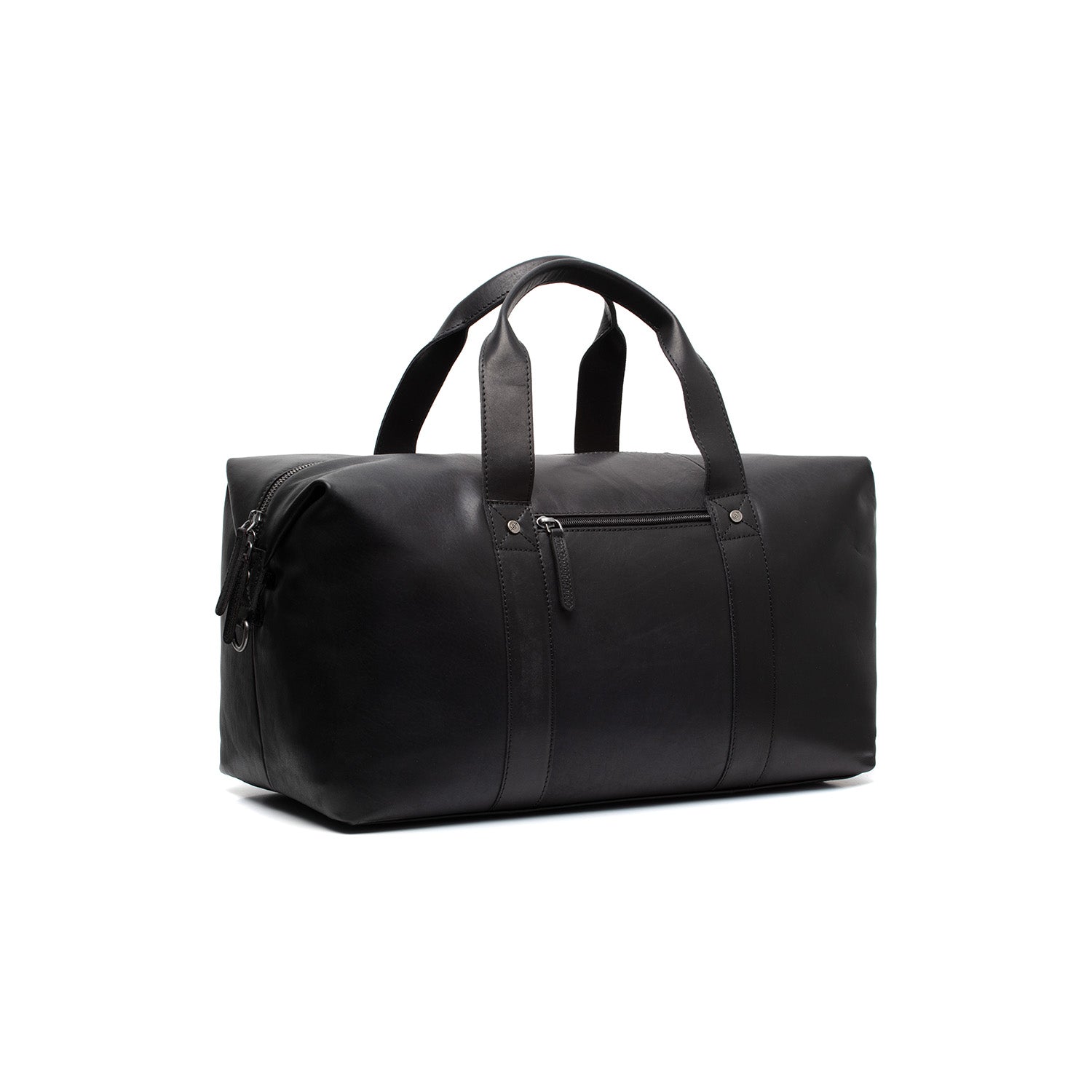 Black Leather Weekender Bag Conor, detail view 6