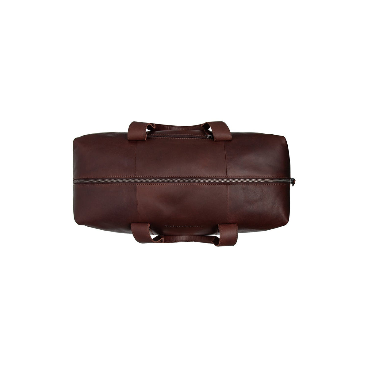Brown Leather Weekender Bag Conor, detail view 4