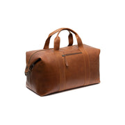 Cognac Leather Weekender Bag Conor, detail view 6
