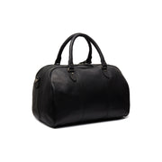 Black Leather Weekender Bag Liam, detail view 5