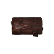 Brown Leather Weekender Bag Liam, detail view 4