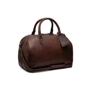 Brown Leather Weekender Bag Liam, front view