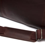 Brown Leather Weekender Bag Mark, detail view 3