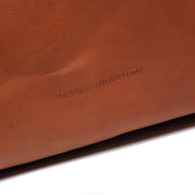 Cognac Leather Weekender Bag Mark, detail view 4