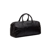 Black Leather Weekender Bag Melbourne, detail view 5
