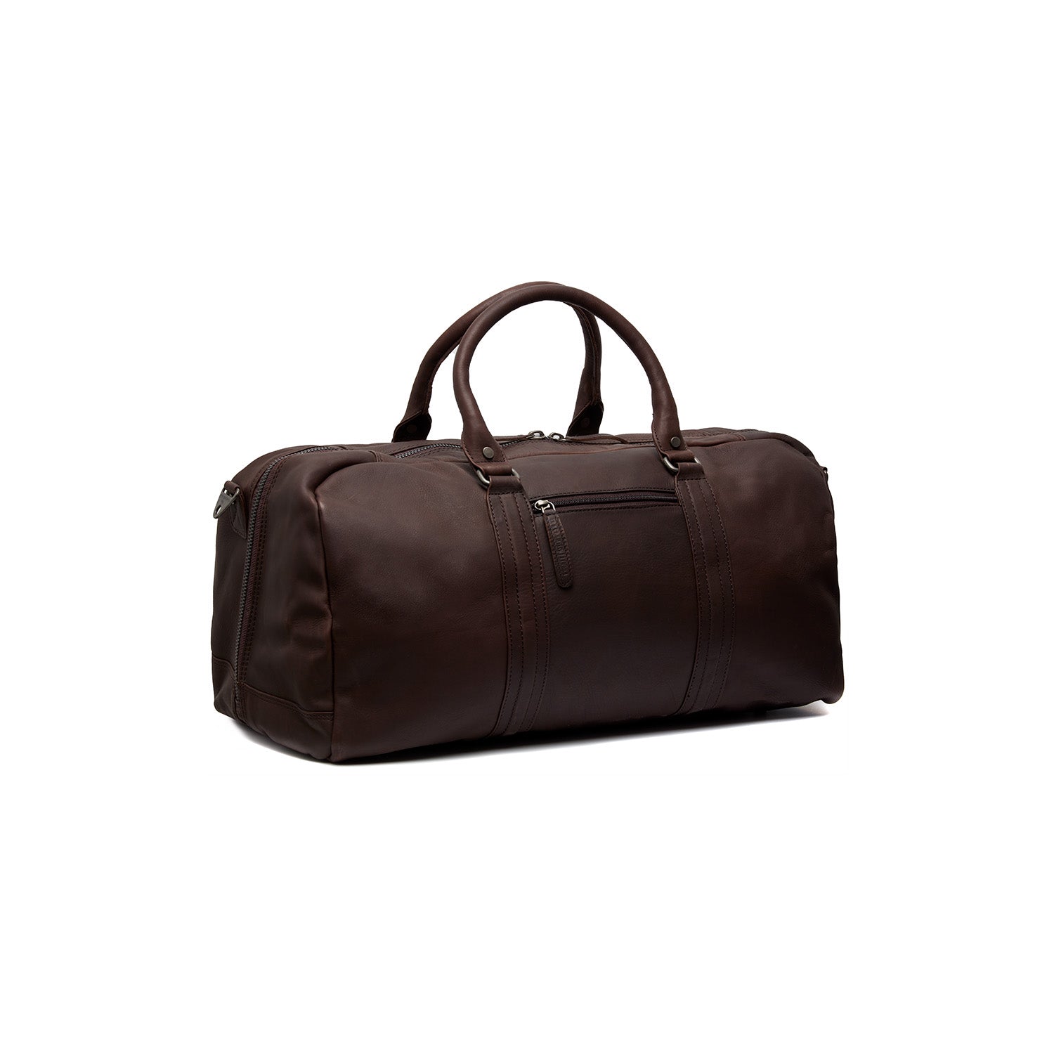 Brown Leather Weekender Bag Melbourne, detail view 4