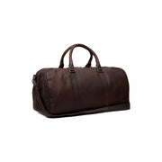 Brown Leather Weekender Bag Melbourne, front view
