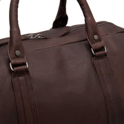 Brown Leather Weekender Bag Perth, product view 3