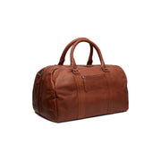 Cognac Leather Weekender Bag Perth, detail view 5