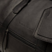 Black Leather Weekender Bag Portsmouth, detail view 4