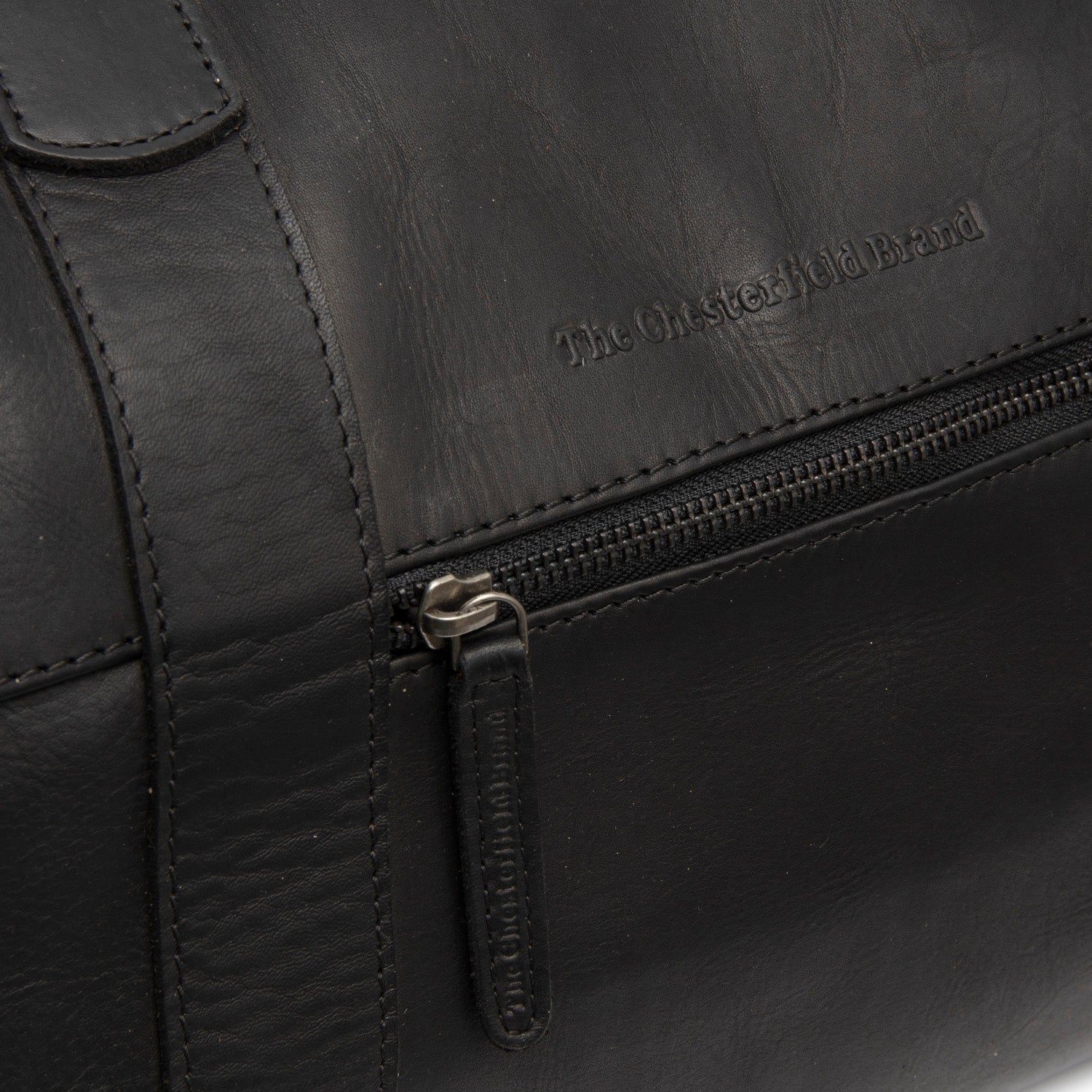 Black Leather Weekender Bag Portsmouth II, product view 3