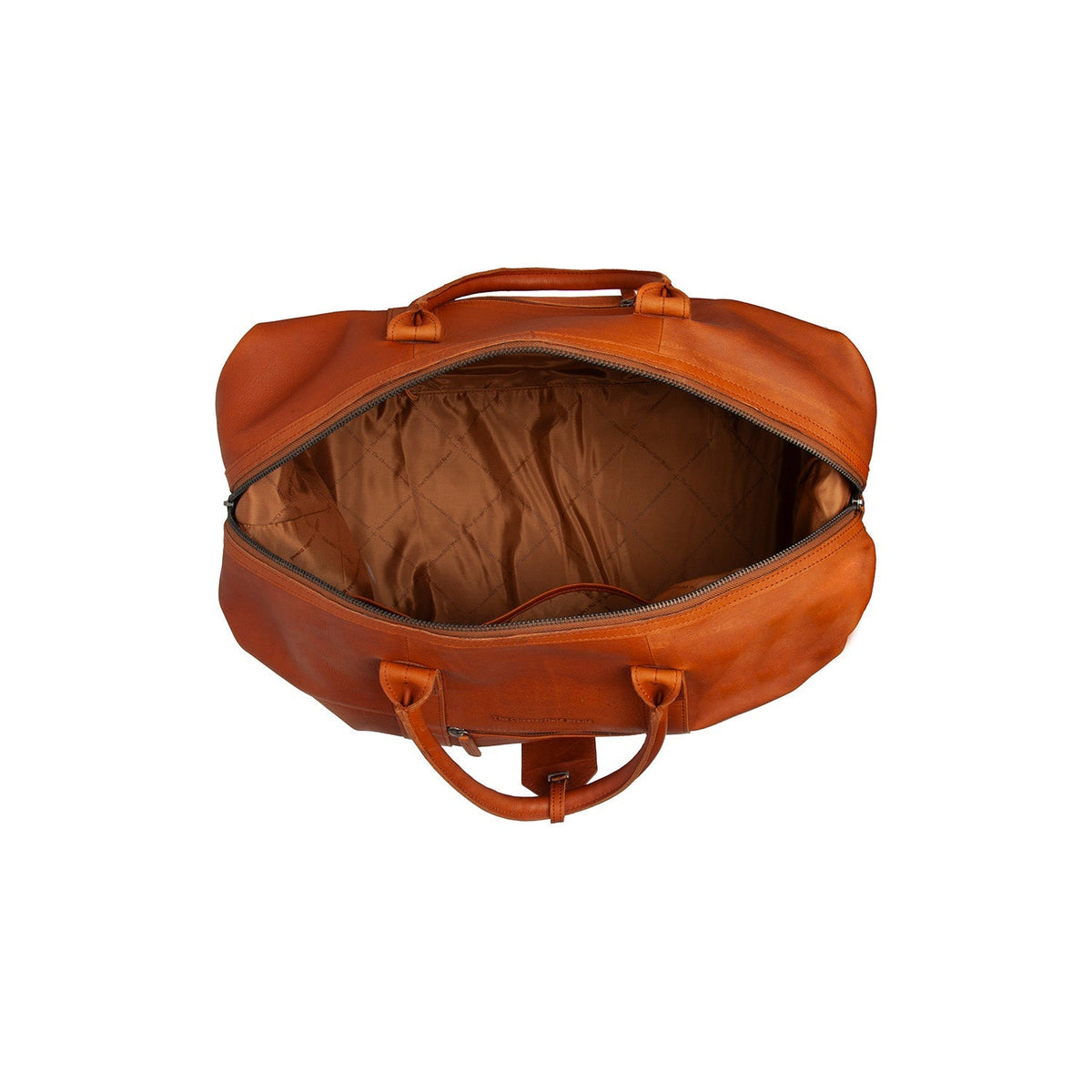 Cognac Leather Weekender Bag Portsmouth II, detail view 4