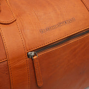 Cognac Leather Weekender Bag Portsmouth II, product view 3