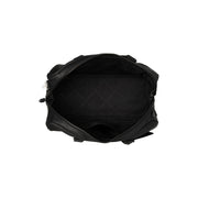 Black Leather Weekender Bag Rivaro, detail view 4