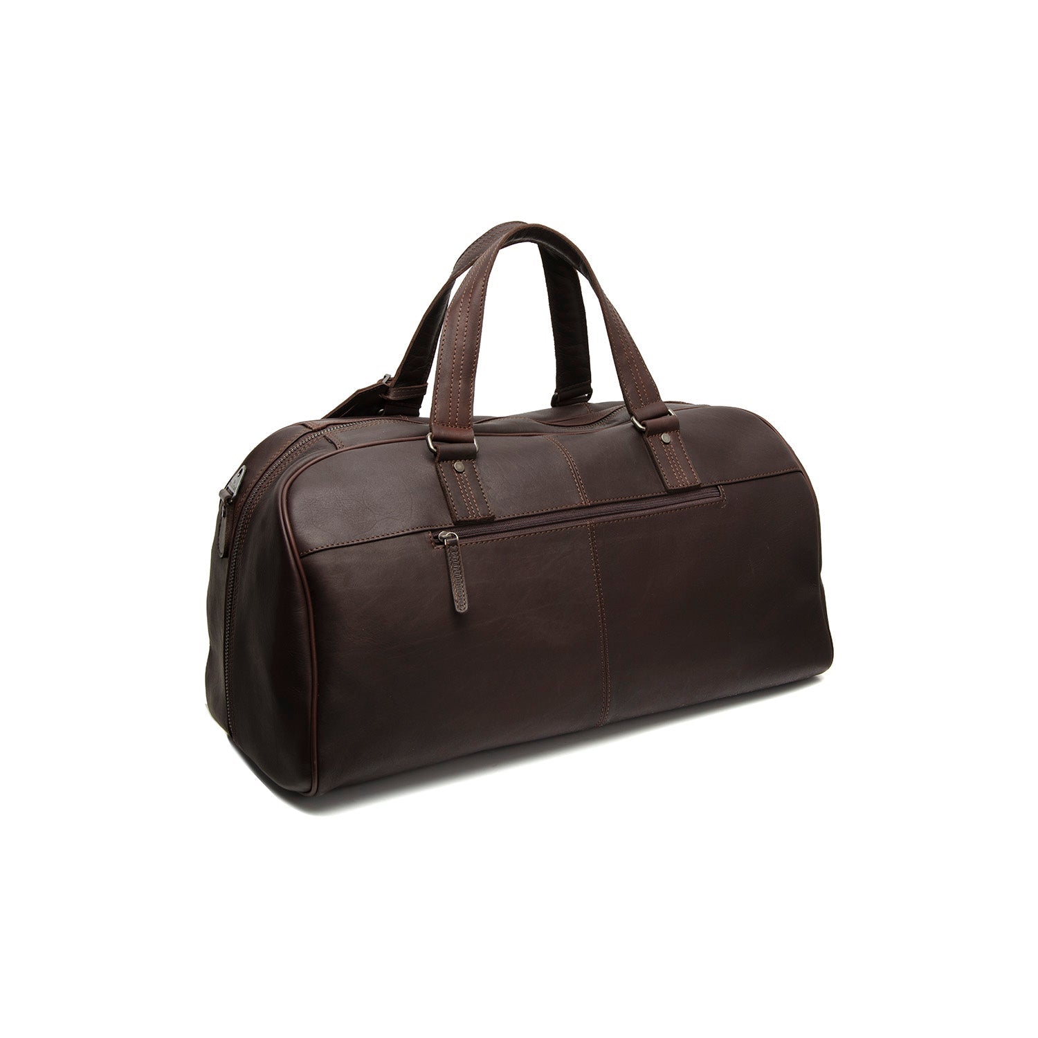 Brown Leather Weekender Bag Rivaro, detail view 5