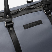 Light Grey Leather Weekender Bag Tornio, detail view 4