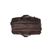 Brown Leather Weekender Bag Volenza, detail view 4