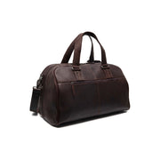 Brown Leather Weekender Bag Volenza, detail view 6