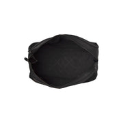 Black Leather Weekender Bag William, detail view 4