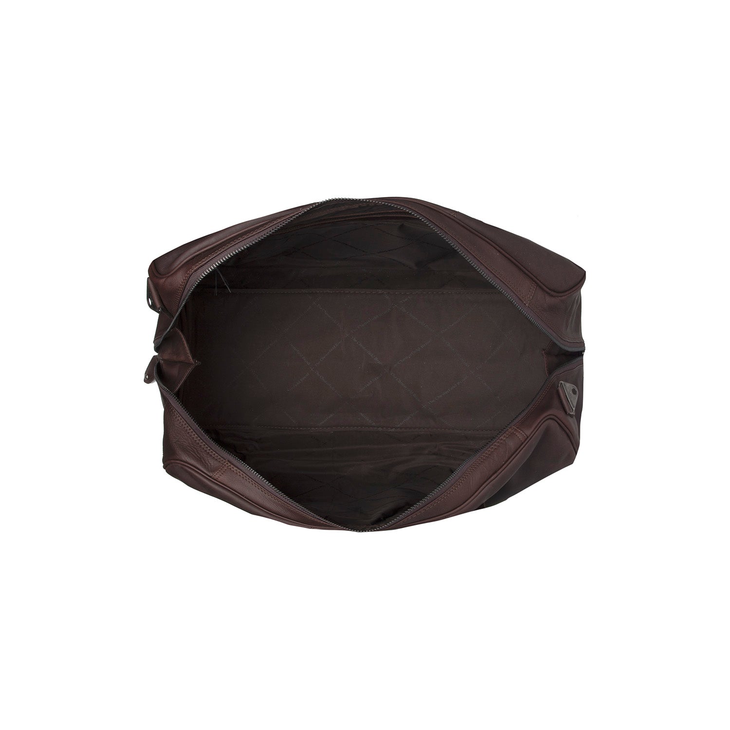 Brown Leather Weekender Bag William, detail view 4