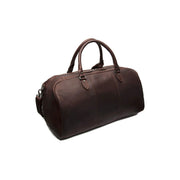 Brown Leather Weekender Bag William, detail view 6