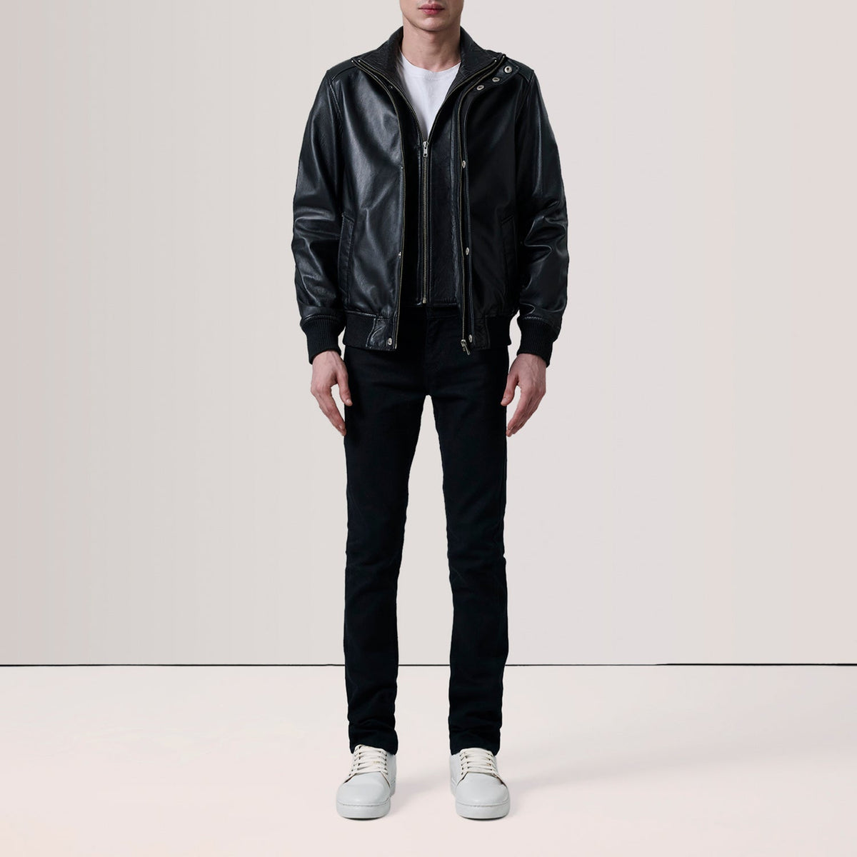 Lester Brown Suede Bomber Jacket – alternate product view 2