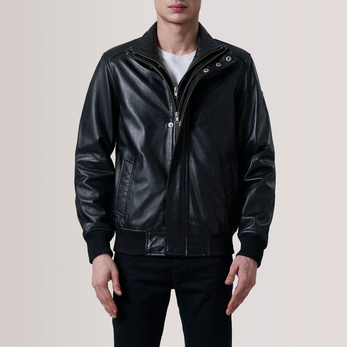 Lester Brown Suede Bomber Jacket – alternate product view 5