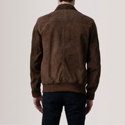 Lester Brown Suede Bomber Jacket – alternate product view 5