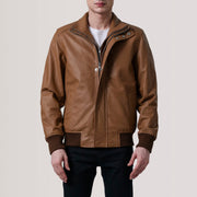Lester Brown Suede Bomber Jacket – alternate product view 4