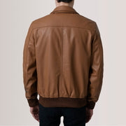 Lester Brown Suede Bomber Jacket – alternate product view 5