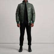 Lucas Leather Bomber Jacket – alternate product view 3