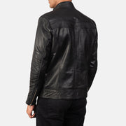 Authentic Goatskin Leather with Semi-aniline Finish Grain Texture & Heavy-Duty Seam Stitching Detail