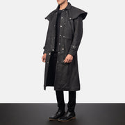 Maverick Black Leather Duster - image 2