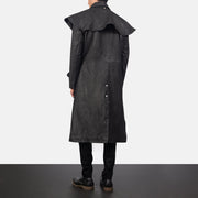 Maverick Black Leather Duster - image 3