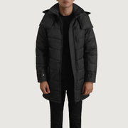 Moore Black Hooded Parka - image 1