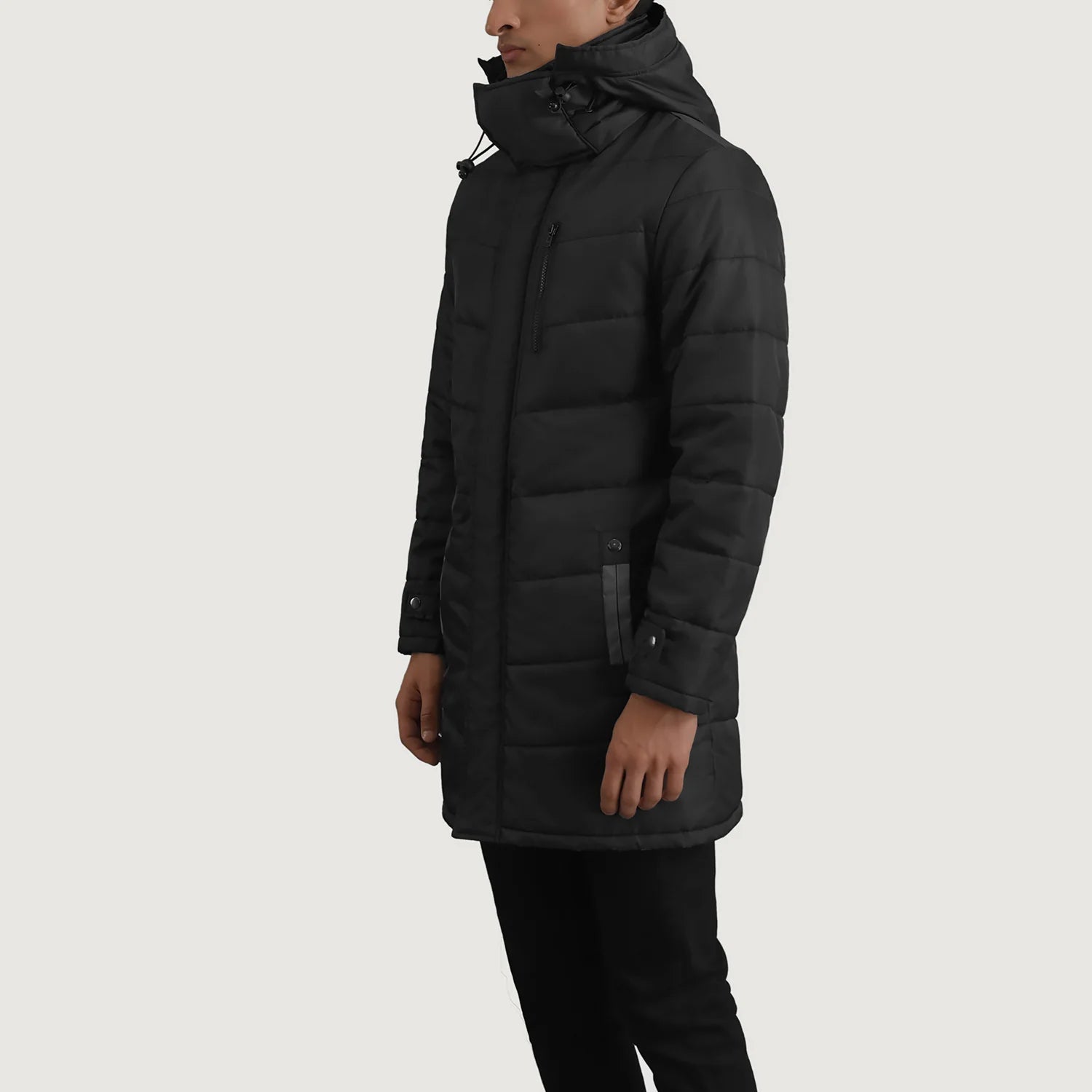 Moore Black Hooded Parka - image 2