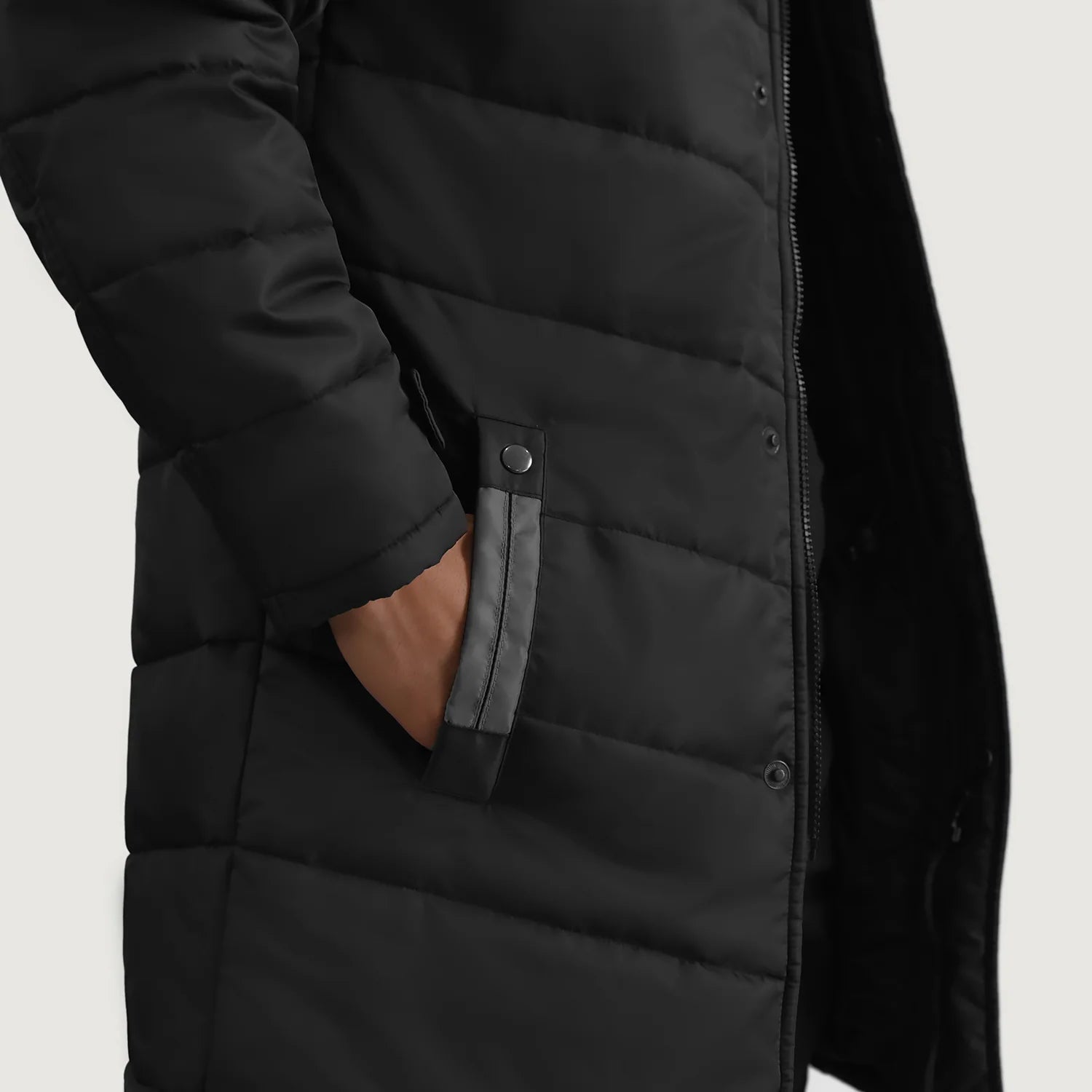 Moore Black Hooded Parka - image 4
