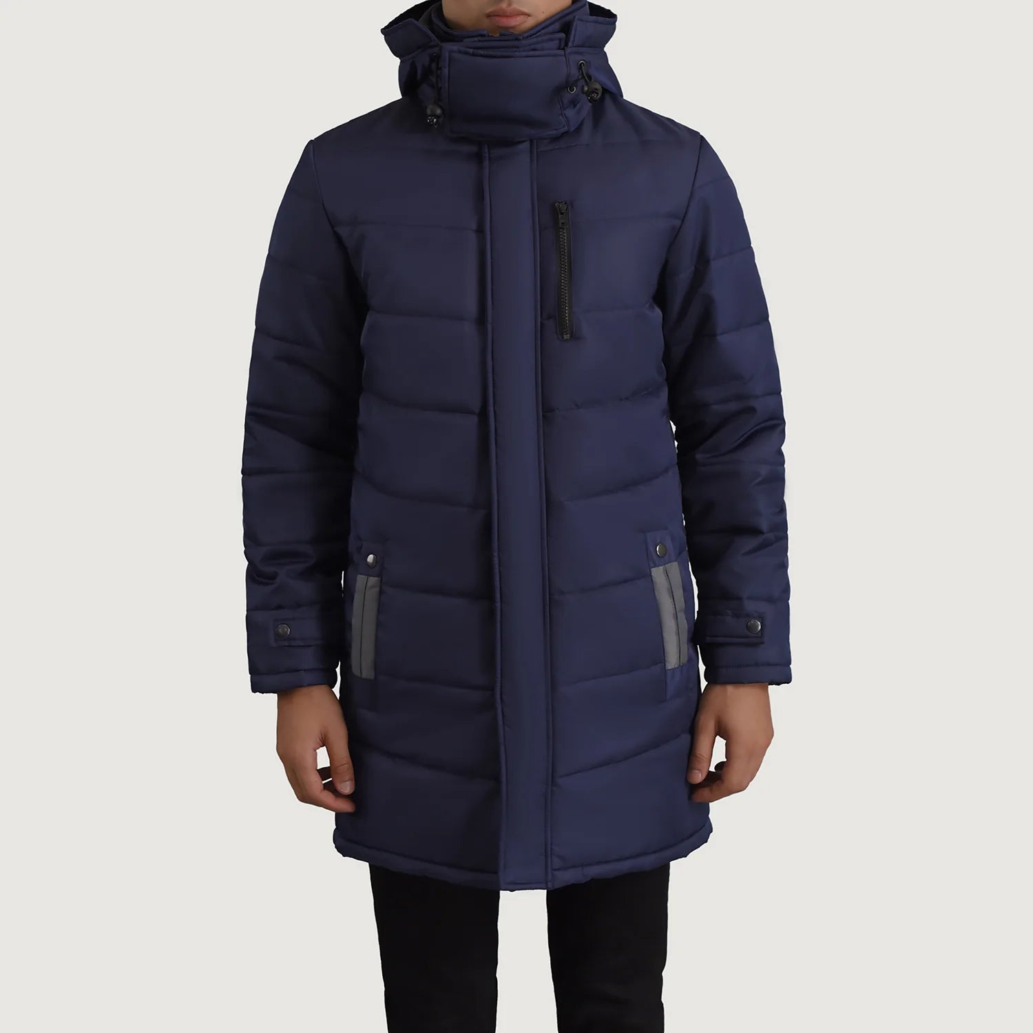 Moore Blue Hooded Parka - image 4