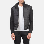 Nashville Quilted Black Windbreaker Jacket - image 1