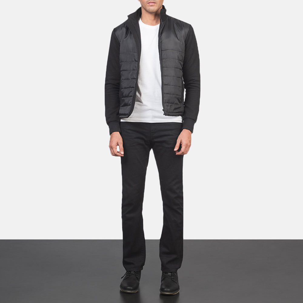 Nashville Quilted Black Windbreaker Jacket - image 3